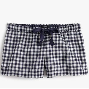 💥SALE💥NWOT J. Crew Gingham Pajama Shorts